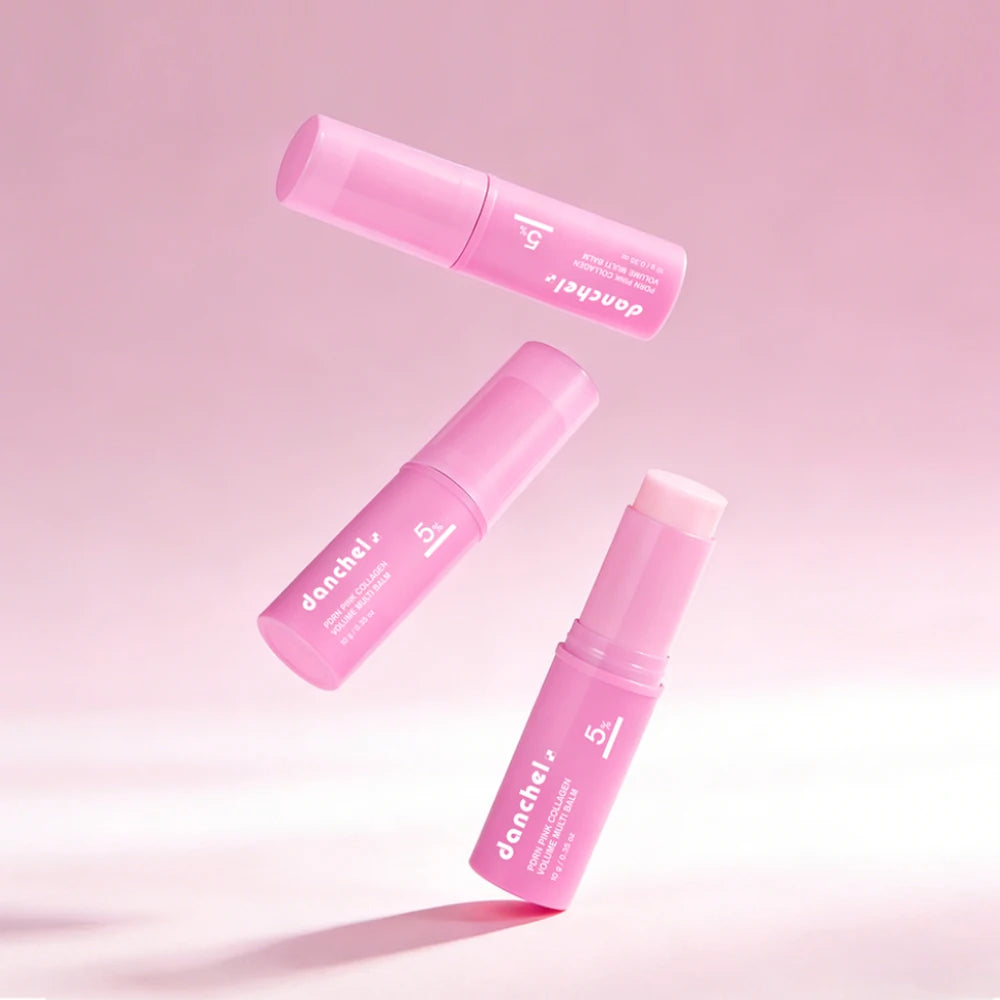 PDRN Pink Collagen Multi Volume Balm Stick anti Aging Firming anti Wrinkle for Eye Neck Forehead Smile Lines