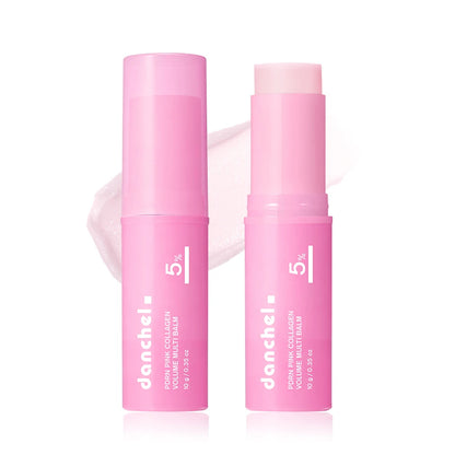 PDRN Pink Collagen Multi Volume Balm Stick anti Aging Firming anti Wrinkle for Eye Neck Forehead Smile Lines